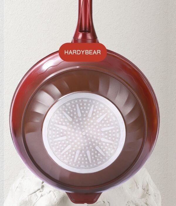 LH-2 Non-stick 3 pcs Cookware Set with Steamer Small Bulk Wholesale Customized LOGO - Image 6