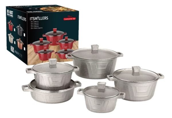 SN-9 10 pcs Goldencis cookware set - Image 2